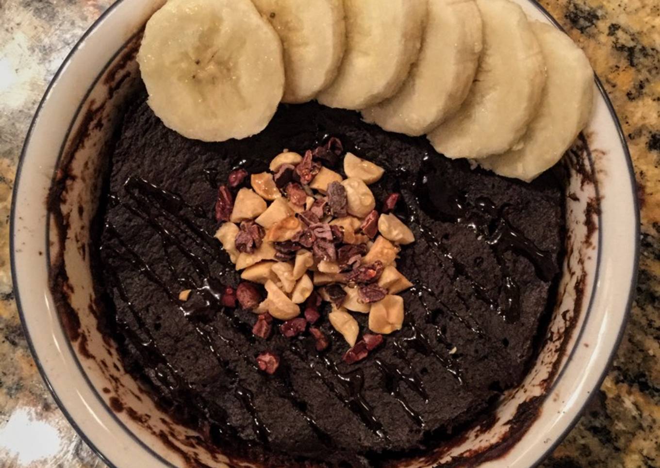 Chocolate Peanut Butter Mug Cake