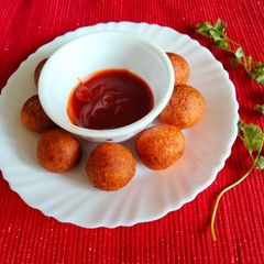 A picture of Dry fruit Stuffed Paneer Balls.
