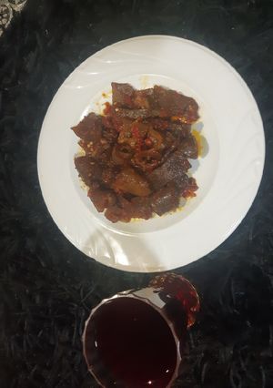 A picture of Peppered kpomo.