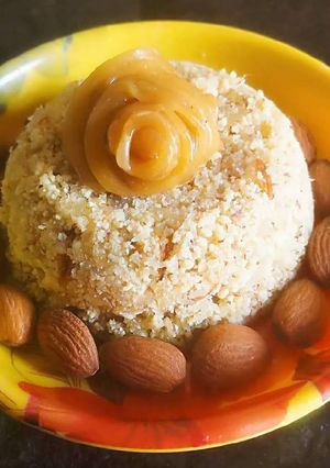 A picture of Instant Milk Cake With Coconut and jaggery flavour.