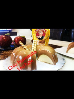 Una foto de Gelatina de chocolate abuelita cremosa