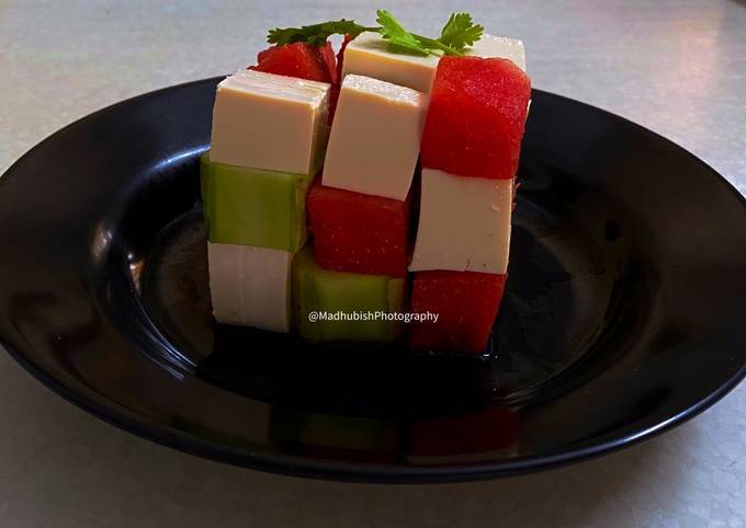 Steps to Make Any-night-of-the-week Rubik Cube Summer Salad
