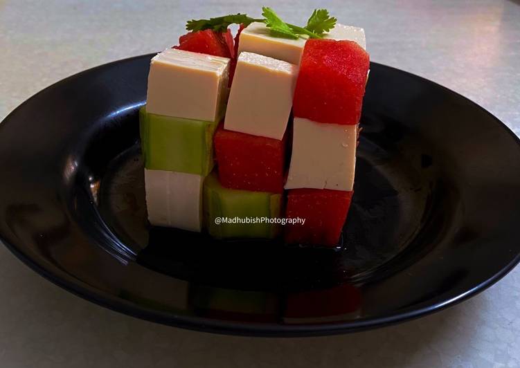 Recipe of Ultimate Rubik Cube Summer Salad