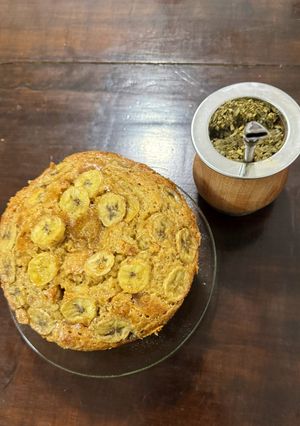 Una foto de Budín de banana