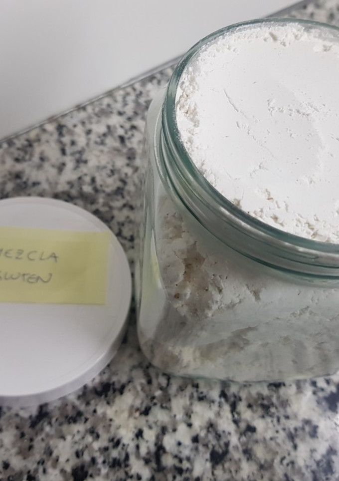Una foto de Premezcla casera sin gluten