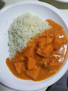 Une photo de Curry de patate douce