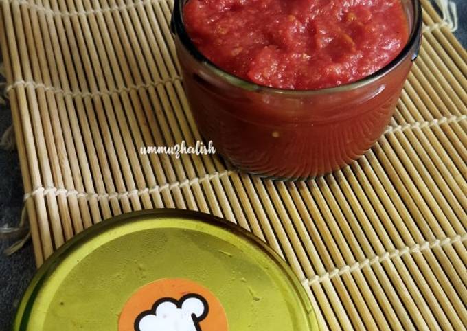 Resep Homemade Tomato Paste/ Pasta Tomat/ Ma&#39;jun Tomat yang Lezat