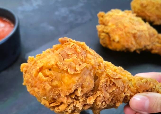 Step-by-Step Guide to Make Any-night-of-the-week Kfc chicken (real recipe)