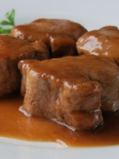 Una foto de Solomillo en salsa Pedro Ximénez