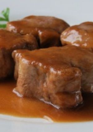 Una foto de Solomillo en salsa Pedro Ximénez