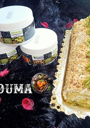 صورة لوصفة بسكوي رولي بكريمة فستق