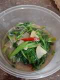 Bayam jepang (Horenso) saos tiram