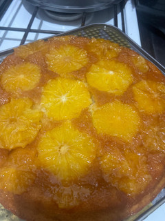 Una foto de Torta de Naranjas Invertida