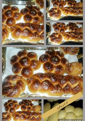 صورة لوصفة خبز دار خفيف كما القطن 🥖🥖