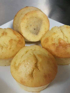 Una foto de Mufins rellenos de chocolate
