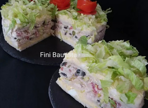 Foto principal de Pastel frío con pan de molde