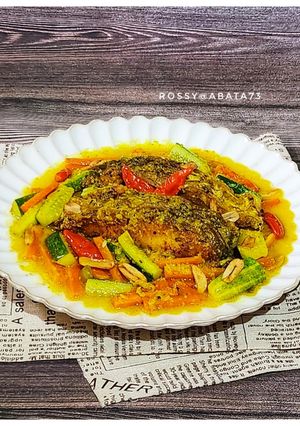 Foto resep Ikan Kakap Acar Kuning
