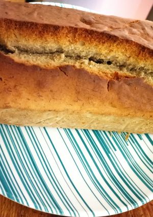 Una foto de Queque de plátano sin gluten