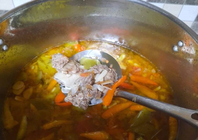 Langkah Mudah untuk Menyiapkan Asem-asem iga Sapi Anti Gagal