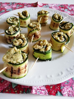 Foto di Zucchine grigliate ripiene di tonno e altri ingredienti