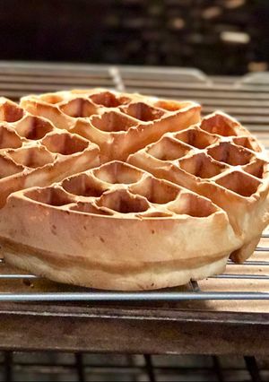 A picture of Best Waffles EVER.