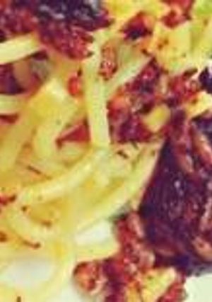 Una foto de Fideos con morcilla ^-^