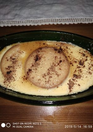 Una foto de Flan de huevo