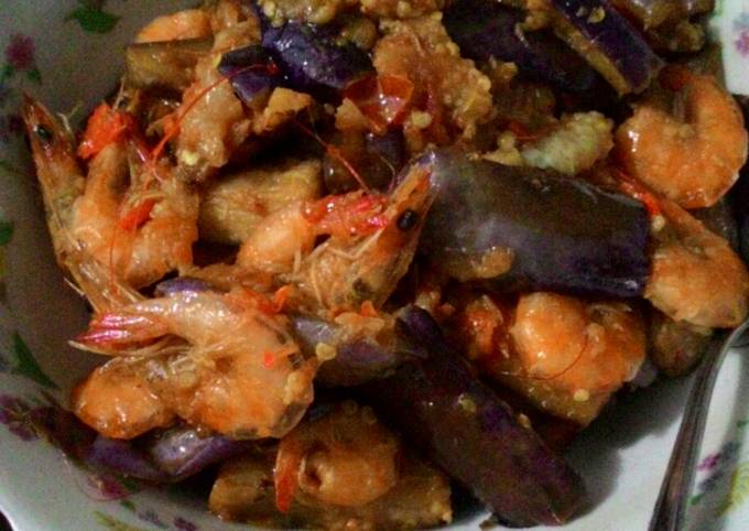 Balado Terong Udang Yummy no MSG