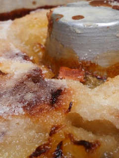 Una foto de Budín de peras