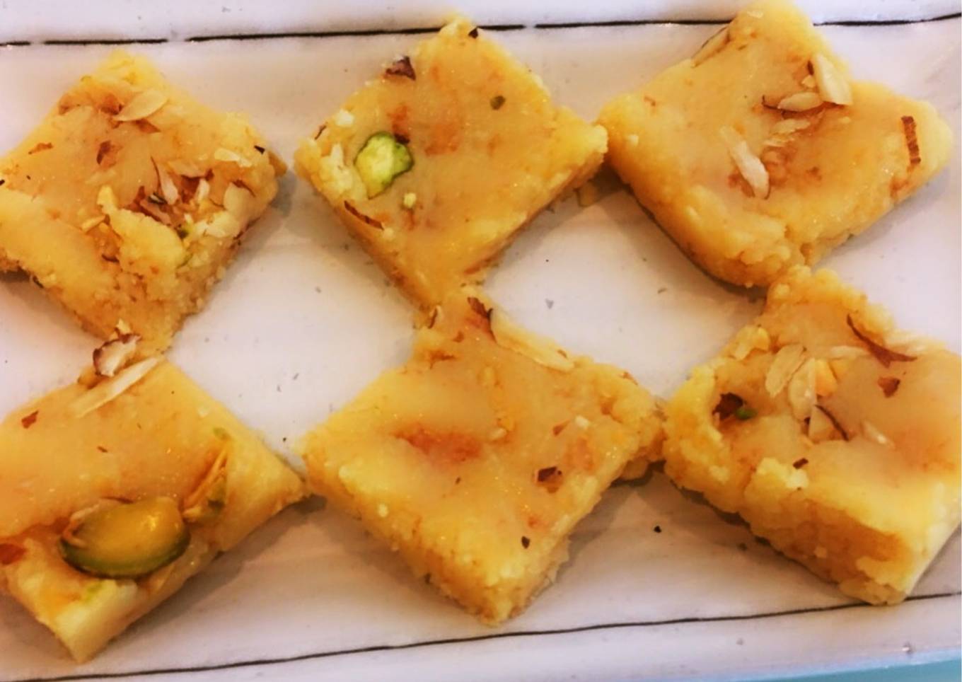 Besan Mava Barfi