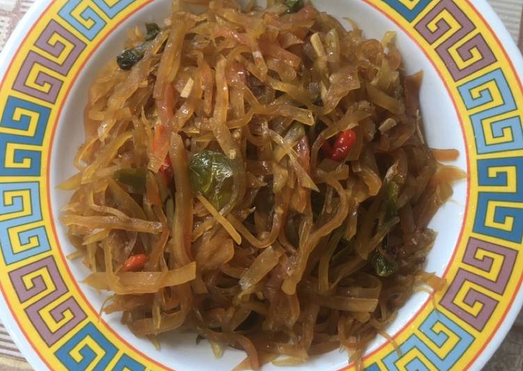 Oseng Gantung(pepaya muda)