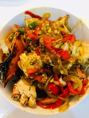 Cara Gampang Menyiapkan Resep Kepiting saus lada hitam yang Bikin Ngiler Anti Ribet, Mantap