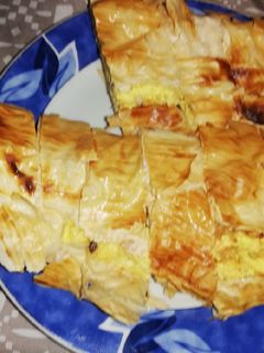 Túrós rétes réteslapból recept fotója