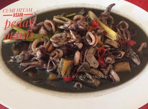 Foto resep Cumi Hitam Asam Pedas Manis