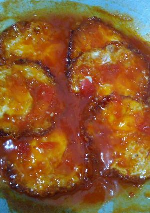 Foto resep Telur ceplok sambal tomat menari