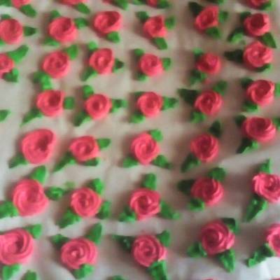 Arriba 95+ imagen flores de dulce para pastel