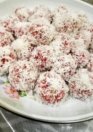 Foto resep Klepon buah naga