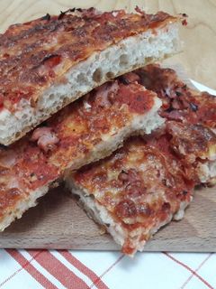 O poză a rețetei Pizza fără framântare.