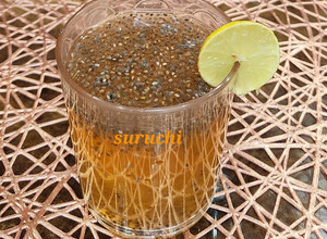 A picture of Cinnamon and Chia Seeds Detox Water.