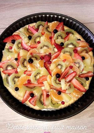 Une photo de Tarte multiple fruit