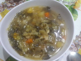 Sopa de verduras. Simple y rica