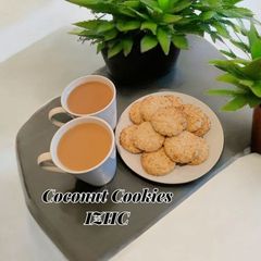 A picture of 🍪🥥Coconut Cookies 🥥🍪.