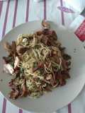 Capellini ai funghi senzo tartufo