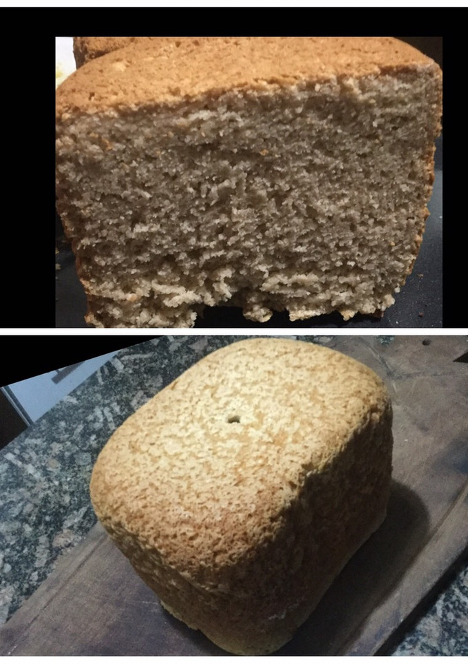Una foto de Pan sin gluten de máquina de pan