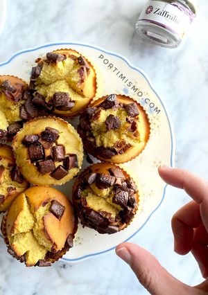 Una foto de Muffins de azafrán fit sin gluten