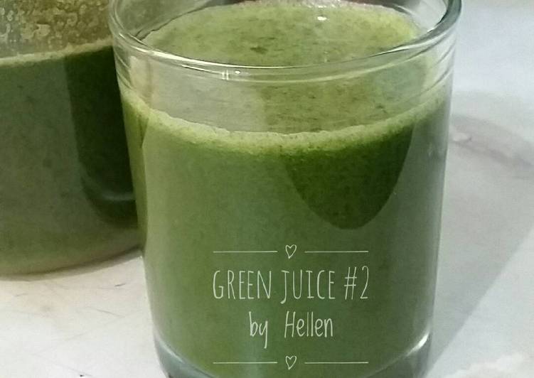 Langkah Mudah untuk Menyiapkan Green juice #2, Lezat