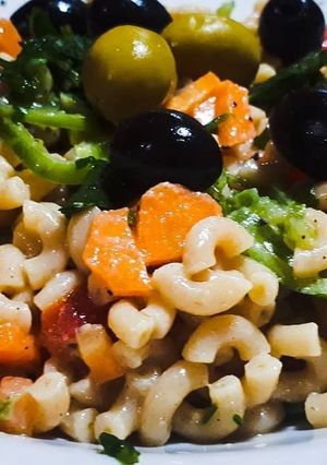 Une photo de Salade de pâtes spécial été