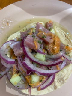 Una foto de Aguachile de atún