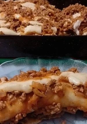 Una foto de Canelones de arroz y paté