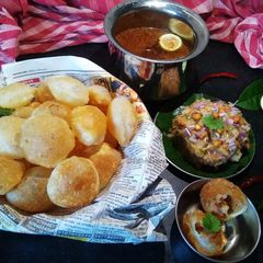A picture of Paani Puri(Kolkata Style).